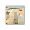 Picture of Multicolour Farm Landscape _GroupedProduct_Square_Canvas_Framed_
