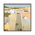 Picture of Multicolour Farm Landscape _GroupedProduct_Square_Canvas_Framed_