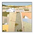 Picture of Multicolour Farm Landscape _GroupedProduct_Square_Canvas_Framed_