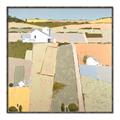 Picture of Multicolour Farm Landscape _GroupedProduct_Square_Canvas_Framed_