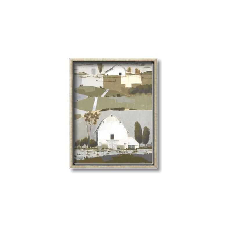 Picture of Layered Farm Landscape I  _GroupedProduct_Rectangle_Portrait_Canvas_Framed_