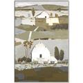 Picture of Layered Farm Landscape I  _GroupedProduct_Rectangle_Portrait_Canvas_Framed_