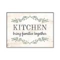 Picture of Kitchen Brings Family Together _GroupedProduct_Rectangle_Landscape_Canvas_Framed_