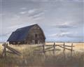 Picture of Wooden Barn in Field  _GroupedProduct_Rectangle_Landscape_Unframed_Print_Only_