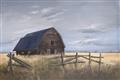 Picture of Wooden Barn in Field  _GroupedProduct_Rectangle_Landscape_Unframed_Print_Only_