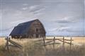Picture of Wooden Barn in Field  _GroupedProduct_Rectangle_Landscape_Unframed_Print_Only_