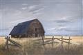 Picture of Wooden Barn in Field  _GroupedProduct_Rectangle_Landscape_Unframed_Print_Only_