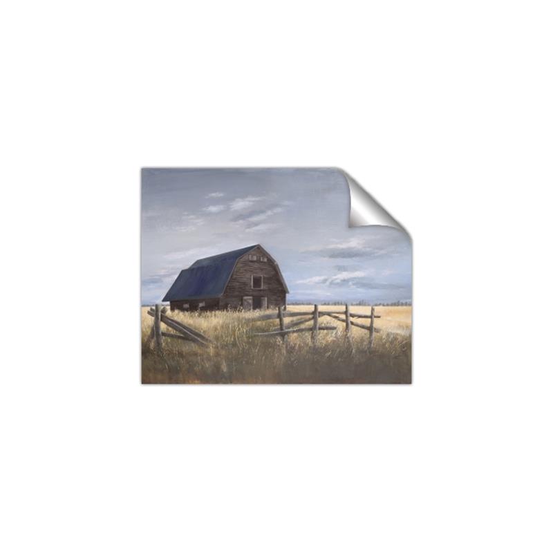 Picture of Wooden Barn in Field  _GroupedProduct_Rectangle_Landscape_Unframed_Print_Only_