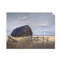 Picture of Wooden Barn in Field  _GroupedProduct_Rectangle_Landscape_Unframed_Print_Only_