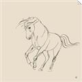 Picture of Sketched Horse I  _GroupedProduct_Square_Unframed_Print_Only_
