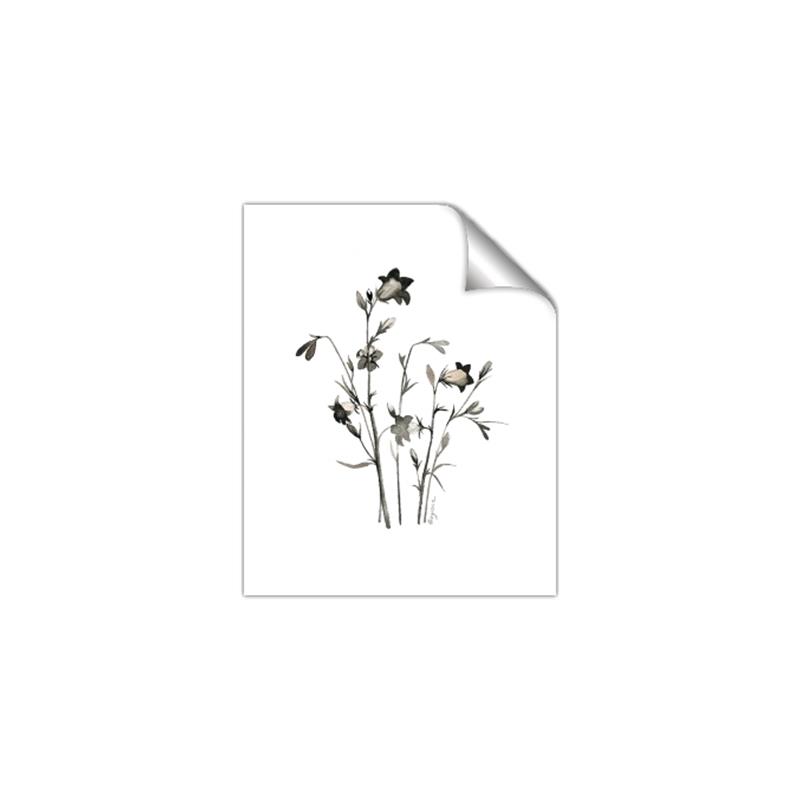 Picture of Black Botanical II  _GroupedProduct_Rectangle_Portrait_Unframed_Print_Only_