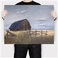 Picture of Wooden Barn in Field  _GroupedProduct_Rectangle_Landscape_Canvas_