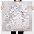Picture of White Flower Buds _GroupedProduct_Square_Canvas_