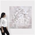 Picture of White Flower Buds _GroupedProduct_Square_Canvas_