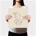 Picture of Sketched Horse I  _GroupedProduct_Square_Canvas_