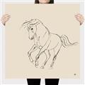 Picture of Sketched Horse I  _GroupedProduct_Square_Canvas_