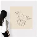 Picture of Sketched Horse I  _GroupedProduct_Square_Canvas_