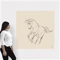 Picture of Sketched Horse I  _GroupedProduct_Square_Canvas_