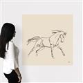 Picture of Sketched Horse II  _GroupedProduct_Square_Canvas_