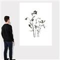 Picture of Black Botanical II  _GroupedProduct_Rectangle_Portrait_Canvas_