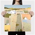 Picture of Multicolour Farm Landscape _GroupedProduct_Square_Canvas_