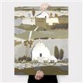 Picture of Layered Farm Landscape I  _GroupedProduct_Rectangle_Portrait_Canvas_