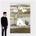 Picture of Layered Farm Landscape I  _GroupedProduct_Rectangle_Portrait_Canvas_