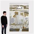 Picture of Layered Farm Landscape II  _GroupedProduct_Rectangle_Portrait_Canvas_