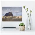 Picture of Wooden Barn in Field  _GroupedProduct_Rectangle_Landscape_Canvas_