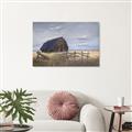 Picture of Wooden Barn in Field  _GroupedProduct_Rectangle_Landscape_Canvas_