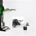 Picture of Sketched Horned Cow _GroupedProduct_Square_Canvas_