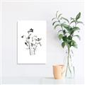 Picture of Black Botanical II  _GroupedProduct_Rectangle_Portrait_Canvas_