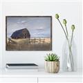 Picture of Wooden Barn in Field  _GroupedProduct_Rectangle_Landscape_Canvas_Framed_