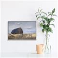 Picture of Wooden Barn in Field  _GroupedProduct_Rectangle_Landscape_Canvas_Framed_