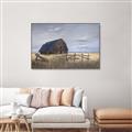 Picture of Wooden Barn in Field  _GroupedProduct_Rectangle_Landscape_Canvas_Framed_