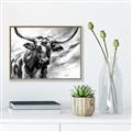Picture of Longhorn Larry _GroupedProduct_Rectangle_Landscape_Canvas_Framed_