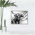Picture of Longhorn Larry _GroupedProduct_Rectangle_Landscape_Canvas_Framed_