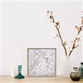 Picture of White Flower Buds _GroupedProduct_Square_Canvas_Framed_