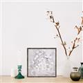 Picture of White Flower Buds _GroupedProduct_Square_Canvas_Framed_