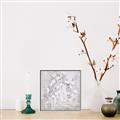 Picture of White Flower Buds _GroupedProduct_Square_Canvas_Framed_