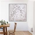 Picture of White Flower Buds _GroupedProduct_Square_Canvas_Framed_