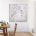 Picture of White Flower Buds _GroupedProduct_Square_Canvas_Framed_