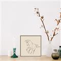 Picture of Sketched Horse I  _GroupedProduct_Square_Canvas_Framed_