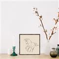 Picture of Sketched Horse I  _GroupedProduct_Square_Canvas_Framed_