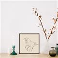 Picture of Sketched Horse I  _GroupedProduct_Square_Canvas_Framed_