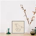 Picture of Sketched Horse I  _GroupedProduct_Square_Canvas_Framed_