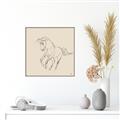 Picture of Sketched Horse I  _GroupedProduct_Square_Canvas_Framed_