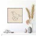 Picture of Sketched Horse I  _GroupedProduct_Square_Canvas_Framed_