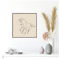 Picture of Sketched Horse I  _GroupedProduct_Square_Canvas_Framed_