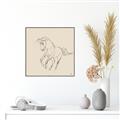 Picture of Sketched Horse I  _GroupedProduct_Square_Canvas_Framed_